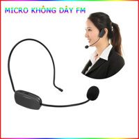 Micro Không Dây Tầng Số Fm Pin Sạc Dùng Cho Máy Trợ Giảng, Amply, Thiết Bị Thu Phát, Mc, Giáo Viên, Giảng Viên