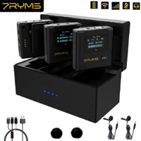 Micro không dây trên bo mạch kép 7RYMS iRay DW30 2.4G dành cho điện thoại thông minh, máy tính, ghi hình máy ảnh, phát trực tiếp, phỏng vấn, ghi chương trình, quay Video