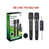 Micro Không Dây TTD-U24 UHF - Sóng UHF Cực Xa,Dùng Cho Loa Kéo,Amply,Vang Cơ,Thời Lượng Pin 6-12H.