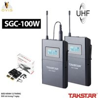Micro Không Dây UHF Takstar SGC-100W Cho Máy Ảnh, Máy Quay