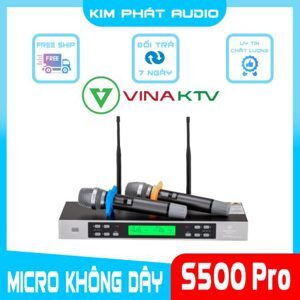 Micro không dây VinaKTV S500 Pro