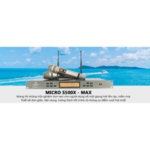 Micro không dây VinaKTV S500X Max