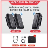 Micro Không DâyMicro thu âm TNVI V3 V1 - micro cài áo không dây cho điện thoại máy ảnh youtube vlog livestream bán hàng - TNVI V3-Single channel