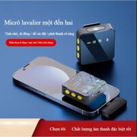 Micro Laval Không Dây Chống Ồn - Livestream/Quay Phim Ngoài Trời - Tặng Card Âm Thanh