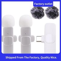 Micro Laval không dây mới Âm thanh di động Ghi Video Micro Mini cho máy ảnh Android PC Điện thoại chơi game trực tiếp