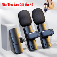 Micro Lavalier Thu Âm Không Dây Giảm Tiếng Ồn Làm Livestream Ghi Âm Quay Video Cho Điện Thoại Android và iphone