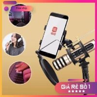 Micro Live Stream C7 + Hát Karaoke Trên Điện Thoại Hỗ Trợ thu âm - chính hãng - BH 3 tháng