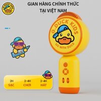 Micro Loa Hát Karaoke Cầm Tay Cho Bé Kết Nối Bluetooth 5.2 Và Kết Nối TWS Hát Song Ca Âm Thanh Trung Thực G.Duck Kids