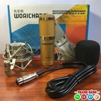 Micro Míc Thu âm BM900 Woaichang - Mic hát Karaoke Live Stream chuyên nghiệp Qđẹp (rẻ)