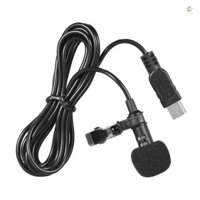 Micrô Micrô âm thanh nổi đa hướng Mini USB chuyên nghiệp 150cm có kẹp cổ cho Gopro Hero 3 3 + 4