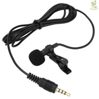 Micro Mini Di Động Kẹp Ve Áo Lavalier rảnh tay Jack 3.5mm Condenser Micro Có Dây Mic Cho iPhone iPad Điện Thoại Thông Minh Máy Tính PC Laptop Loa Came-211