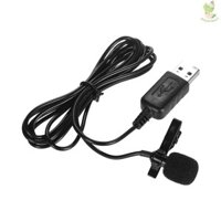 Micro Mini Ve Áo Lavalier Clip-on Condenser Mic Có USB Cắm Cho Máy Tính PC Laptop Came-211