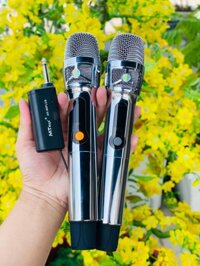 Micro MTMAX AK99Plus Cho Dàn Karaoke, Loa Kéo, Amply Cao Cấp Chính Hãng, Củ Micro Cao Cấp Set Tần Số, Chỉnh Âm Lượng Ngay Thân Micro