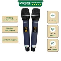 Micro Nanomax + Bo Thu Mic Loa Kéo Pin Sạc GT-2024 SK-15D5 X-316 Pro-805R Pro-803 Pro-803B Pro-215 Pro-216 Pro-218