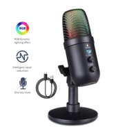 Micro ngưng tụ USB cho PC, Mac, Ghi âm, Phát trực tuyến, Podcasting, Mic chơi game máy tính phòng thu