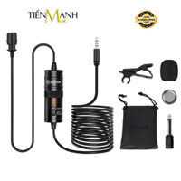 Micro Nhỏ Cài Áo Lavalier Boya BY-M1 - Mic Thu Âm Cổng 3.5mm TRRS Dùng Cho Điện Thoại, Máy Ảnh Microphone M1