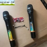 Micro nhôm đa năng kèm board Q35 UHF sử dụng cho loa kéo loại 1 ( giá 2 cây ) - Hàng nhập khẩu - Tín Audio