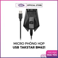 Micro phòng họp đa hướng cổng USB Takstar BM621 - Có nút off trên mic, hàng chính hãng