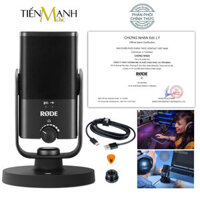 Micro Rode NT-USB Mini - Mic Thu Âm Podcast, Livestream, Radio, ASMR NTUSB Microphone Phòng Thu Studio NT USB Hàng Chính Hãng - Kèm Móng Gẩy DreamMaker