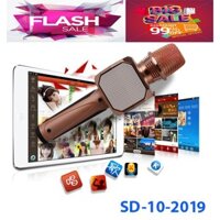 Micro SD-10- 3in1 mic karaoke + Loa + Bluetooth  , Míc Kraoke Không Dây-SD-10 Phiên Bản 2019 Mới --BH 1 Đổi 1