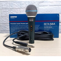 Micro Shure Beta 58A nổi bật với thiết kế nhỏ gọn . Âm thanh ra micro chân thực, chuyên nghiệp trải nghiệm âm nhạc tuyệt