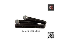 Micro Shure BLX288A/B58
