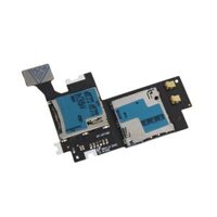 Micro SIM SD Card Holder  Reader Flex Cable for Samsung Galaxy Note 2 II N7100