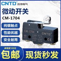Micro Switch Changde Stroke Switch CM-1704 Foot Switch Core CFS302LT3 4 Thường Mở Thường Đóng