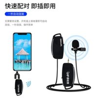 Micro Thu Âm 3.5 Không Dây Cài Áo Cho Điện Thoại Mic Thu âm Livestream Không Dây Mini Cho các dòng máy
