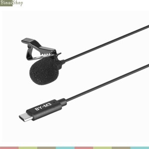 Micro thu âm Boya BY-M3 Type C - Cài áo
