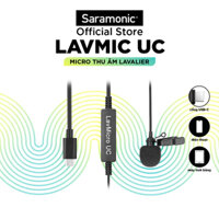 Micro Thu Âm Cài Áo Saramonic LavMicro UC Để Phỏng Vấn, Livestream, Podcast cho Điện thoại Android Cổng Usb-C - Hàng Chính Hãng