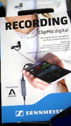 Micro thu âm cho thiết bị iOS Sennheiser Clipmic Digital