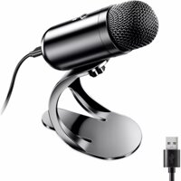 Micro thu âm để bàn mini K6 micro livestream karaoke có lọc âm chống ồn [BH 1 Tháng]6l8