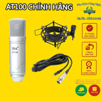 Micro Thu Âm ISK AT100 Hàng Chính Hãng ISK Hát Livestream Thu Âm Chuyên Nghiệp Âm Thanh Sống Động. Bảo Hành 12 Tháng