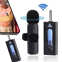 Micro Thu Âm K35 Không Dây 3.5mm Chống Ồn Có Kẹp Tiện Dụng Cho Điện Thoại / Máy Ảnh / AUX / Megaphone