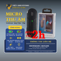 Micro thu âm không dây cài áo, Mic khử Tiếng Ồn Cao Cấp - Khoảng Cách 20m - Chính Hãng Thiết Bị Phòng Livestream K81