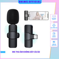 Micro thu âm không dây cài áo K9 - Khử Tiếng Ồn Cao Cấp - Khoảng Cách 20m - Bảo Hành 12 Tháng