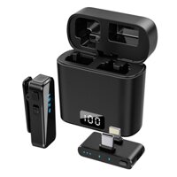 Micro Thu Âm Không Dây M13 Bản 1MIC Nâng Cấp - Tích Hợp 2 Đầu Cắm Type-C & Ip, Kết Nối Nhanh, Âm Thanh Chất Lượng Cao