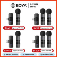 Micro Thu Âm Không Dây Mini Boya BY-V1/ BY-V2/BY-V10/BY-V20 - Dùng Cho Điện Thoại