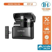 Micro thu âm không dây Oris C7.2 dành cho điện thoại, máy ảnh, PC, Laptop,... cho khả ngăn kết nối xa, bắt âm tốt