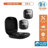 Micro thu âm không dây Oris C9.2 dành cho điện thoại, máy ảnh, PC, Laptop,... cho khả ngăn kết nối xa, bắt âm tốt