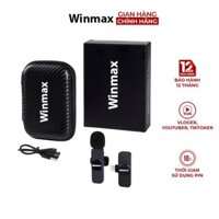 MICRO THU ÂM KHÔNG DÂY WINMAX A88 ĐẦU CẮM TYPE C HOẶC IPHONE CHÍNH HÃNG (LOẠI 1 MIC)