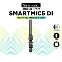 Micro Thu Âm Không Dây Saramonic SmartMic5 Di Cho Điện Thoại Iphone & Thiết Bị IOS - Livestream Podcast Quay Vlog - Hàng Chính Hãng