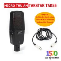 Micro thu âm livestream Takstar TAK55 🚛 FREESHIP 🚛 Hàng chính hãng, tặng kèm dây micro Choseal cao cấp kháng nhiễu