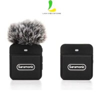 Micro thu âm Saramonic Blink 100 B4 - Micro ghi âm hỗ trợ thiết bị IOS dành cho 2 người, truyền dẫn không dây 2.4GHz - Hàng nhập khẩu