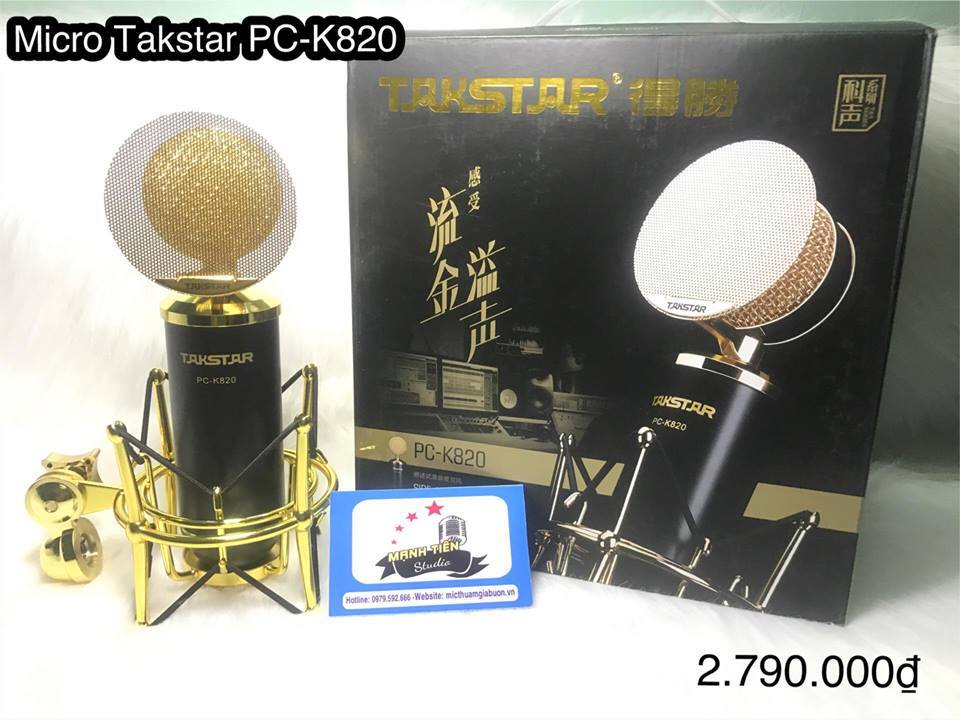 Micro thu âm Takstar PC-K820