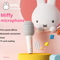 Micro Trẻ Em Miffy, Loa Bluetooth Không Dây Tích Hợp Micro, Máy Hát Karaoke, Đồ Chơi Micro, Quà Tặng Sinh Nhật Cho Bé