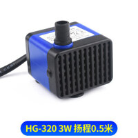 Micro tuần hoàn Im lặng 220V Bể cá Máy bơm quạt điều hòa không khí Công suất 3W / 7W / 8W Máy bơm chìm nhỏ