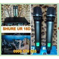micro UR 18D - Micro shure UR 18D- Micro không dây - Micro Sân Khấu  chuyên nghiệp - Micro karaoke gia đình cao cấp