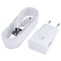 micro-USB Charging EU Adaptive Fast Charger for Samsung Galaxy S7 / S7Edge White